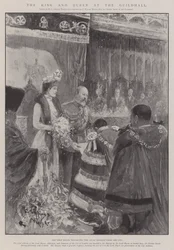 The King and Queen at the Guildhall